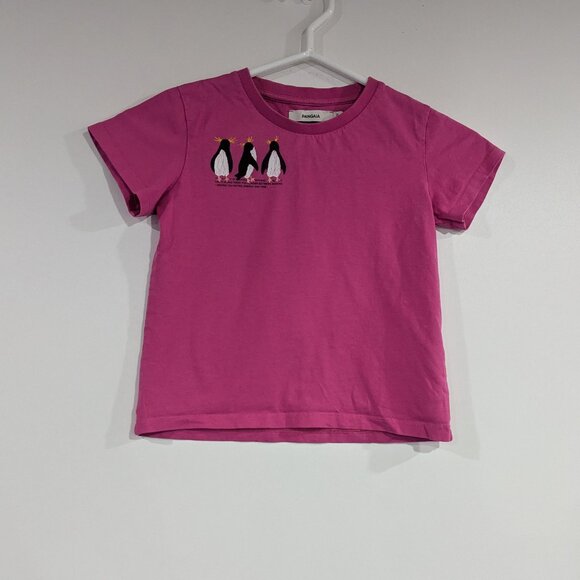 *3/$10* Pangaia Penguin Graphic Tee T-Shirt Pink Size 5 - Picture 1 of 3